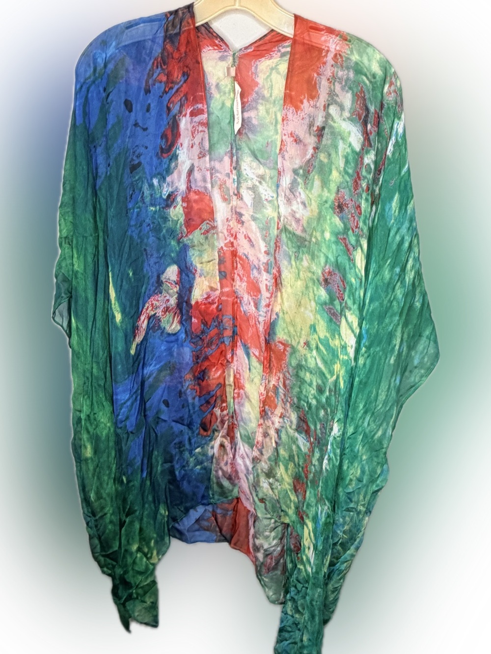 Soft Surroundings Silk Kaftan Cover-up